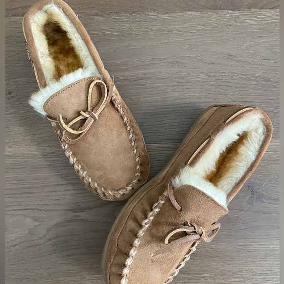 L.L. Bean Women’s Wicked Good Camp Moccasin Slippers NIB Brown Size 7 Never Worn - Picture 7 of 7